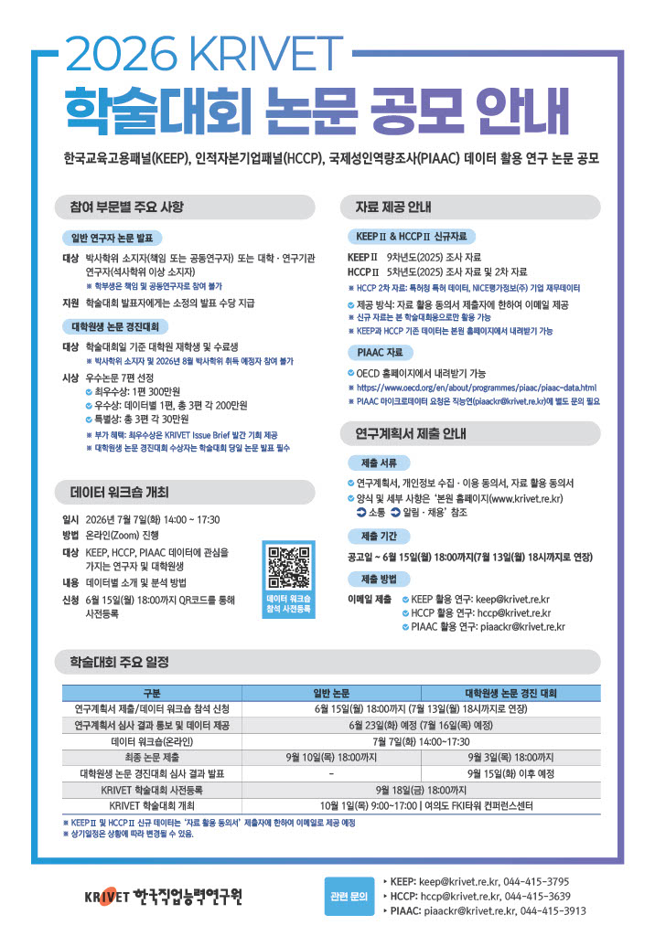 2026 KRIVET 패널 학술대회 논문 공모 포스터_최종수정.jpg